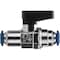 Alpha Technologies AIGNEP Mini Ball Valve 86320-04-04, 1/4" Tube X 1/4" Tube - Min Qty 6 86320-04-04 - alternate 1